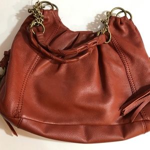 The Sak Rich Brown leather bag